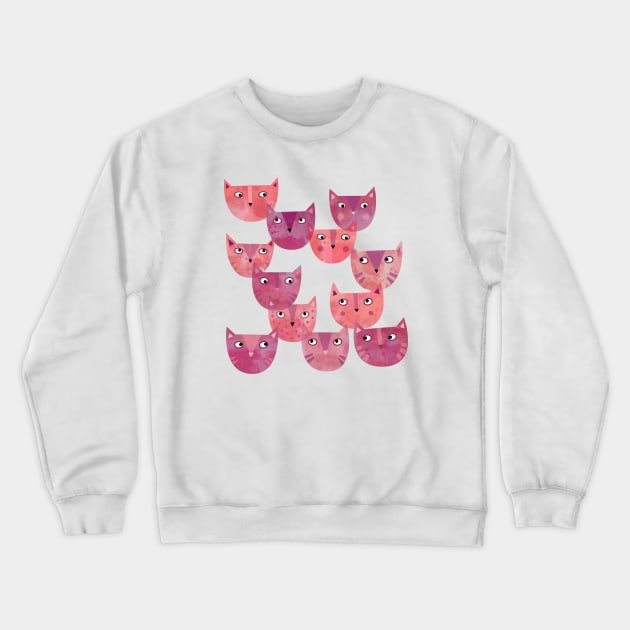 Cat Power Crewneck Sweatshirt by NicSquirrell